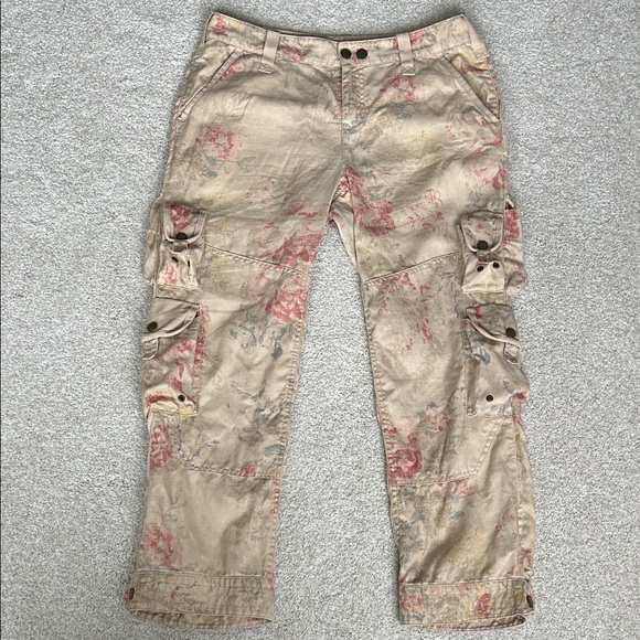 Ralph Lauren Floral Linen Pants - Picture 1 of 8